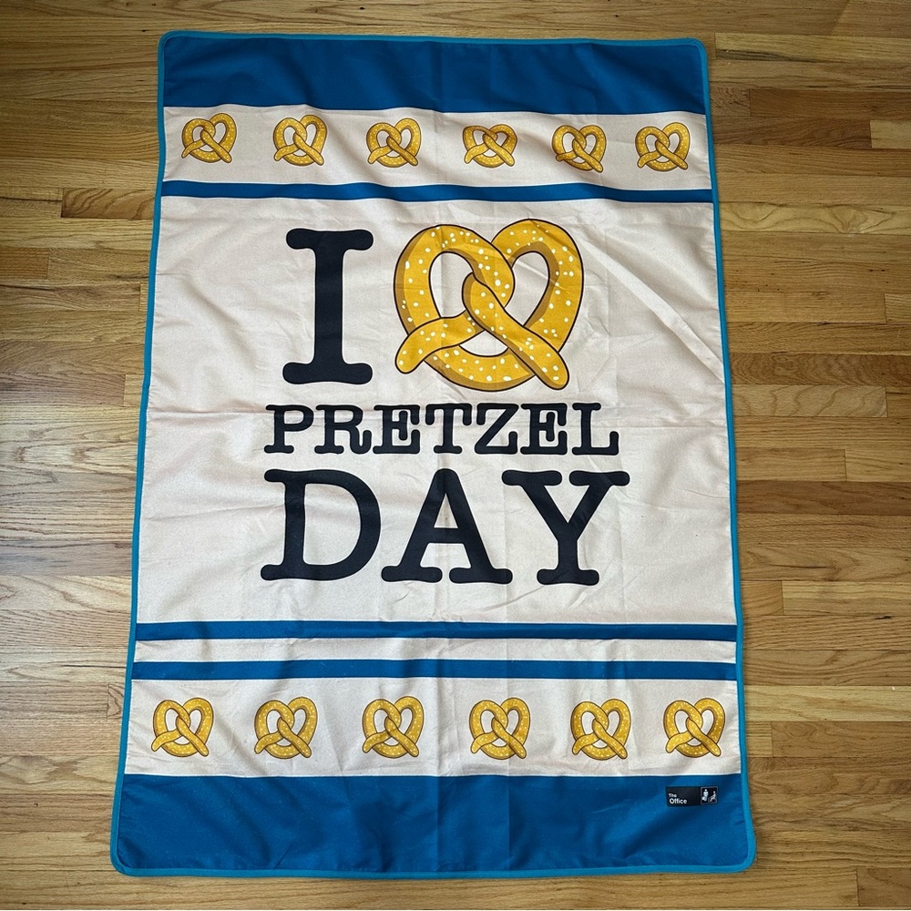 The Office I Love Pretzel Day Blanket